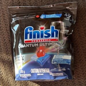 Finish Quantum Ultimate+ Dishwasher Detergent Tabs 48 Count Sealed